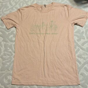 LAVIVA SPORTS LET’S ROOT FOR EACH OTHER WOMEN PINK T-SHIRT SIZE M